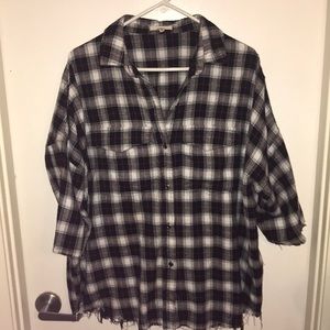 Oversized flannel